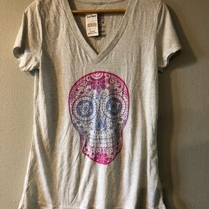Skull printed tee